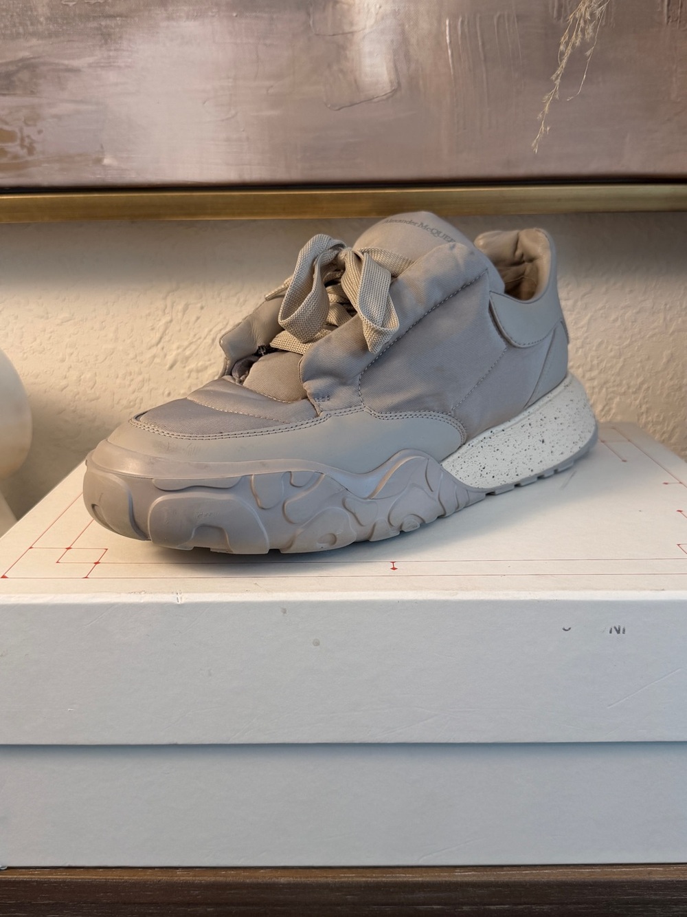Alexander McQueen Gray Chunky Sole Sneaker